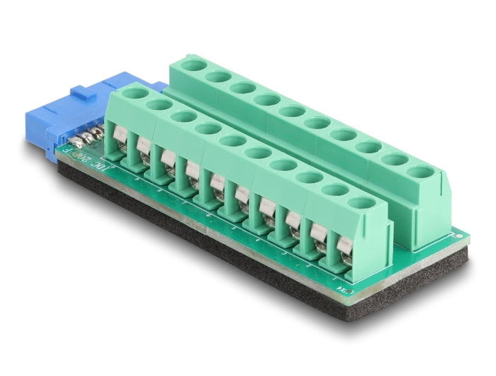 Delock USB Pfostenbuchse zu Terminalblock Adapter 20 Pin