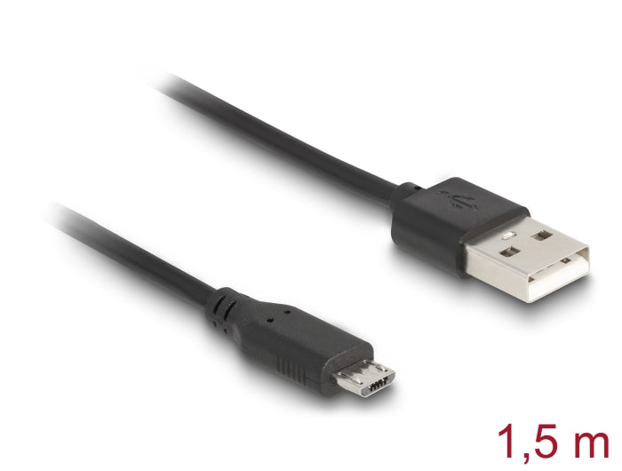 Delock USB zu Micro USB Daten- und Ladekabel mit LED Anzeige