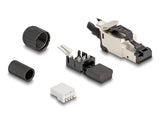 Delock RJ45 Stecker feldkonfektionierbar Cat.6A