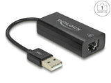 Delock USB 2.0 Typ-A Netzwerk Adapter 10/100 Mbps LAN 1 x RJ45