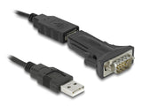 Delock Adapter USB 2.0 Typ-A Stecker zu 1 x Seriell RS-422/485 DB9