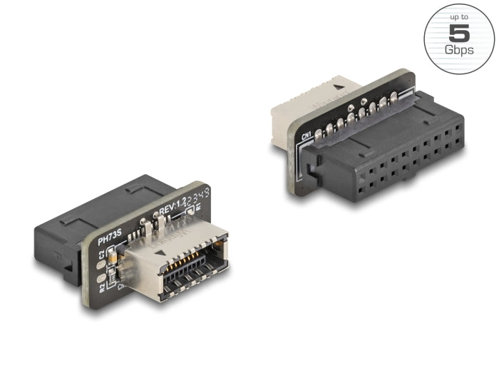 Delock USB 5 Gbps Adapter Pfostenbuchse zu intern Typ-E Key A Buchse