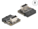 Delock USB 5 Gbps Adapter Pfostenbuchse zu intern Typ-E Key A Buchse gewinkelt