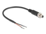 Delock BNC Stecker 50 Ohm zum Crimpen RG-174 / RG-316 mit passendem Schrumpfschlauch