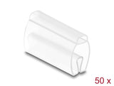 Delock Kabelmarkierer für Kabeldurchmesser 6 - 10 mm 50 Stück transparent