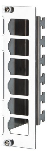 METZ CONNECT Modulträger 1HE 6Ports 130B10E2E-E Cat6A Schirm