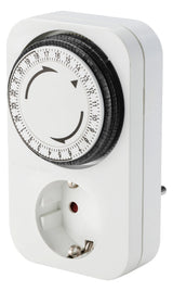 BACHMANN Steckdosenschaltuhr IP20 Tage 852.101 analog 230V 16A 15min
