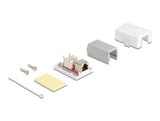 Delock Netzwerk Anschlussdose 1 Port Cat.6A LSA