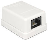 Delock Netzwerk Anschlussdose 1 Port Cat.6 kompakt UTP