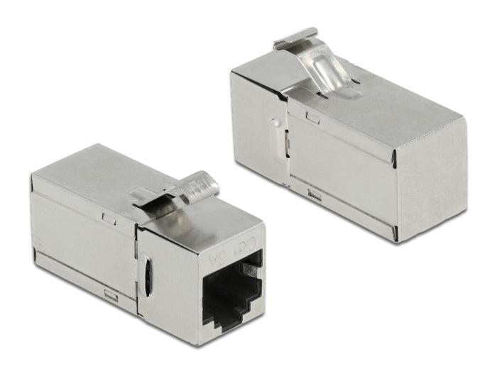 Delock Keystone Modul RJ45 Buchse zu RJ45 Buchse Cat.6A 90° gewinkelt