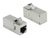 Delock Keystone Modul RJ45 Buchse zu RJ45 Buchse Cat.6A 90° gewinkelt
