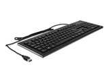 Delock USB Tastatur kabelgebunden 1,5 m schwarz (Water-Drop)