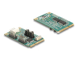 Delock Mini PCIe I/O PCIe full size 2 x Seriell RS-232 mit Spannungsversorgung 5 V / 12 V