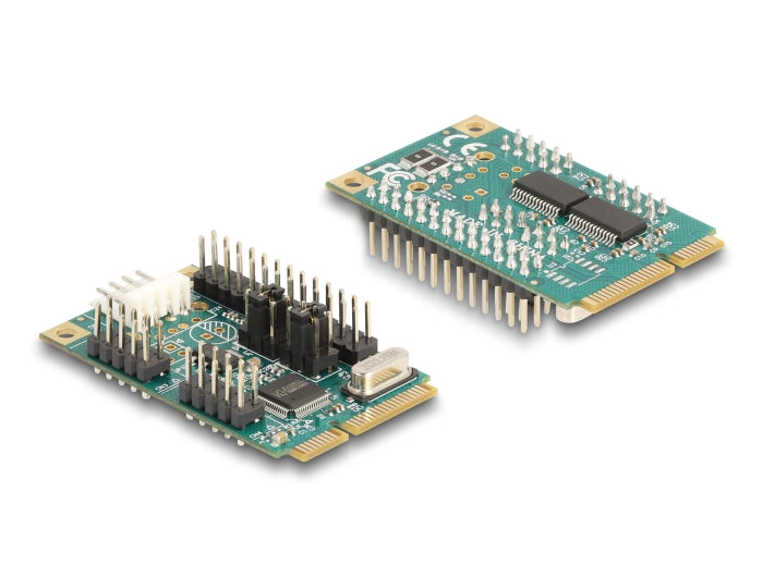 Delock Mini PCIe I/O PCIe full size 1 x Parallel, 2 x Seriell RS-232 mit Spannungsversorgung 5 V / 12 V