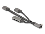 Delock 2 Port USB Hub inklusive SD und Micro SD Card Reader mit USB Type-C™ Anschluss