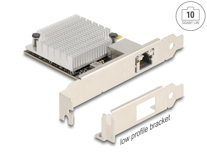 Delock PCI Express x4 Netzwerkkarte 10 Gigabit LAN 1 x RJ45 AQC107S