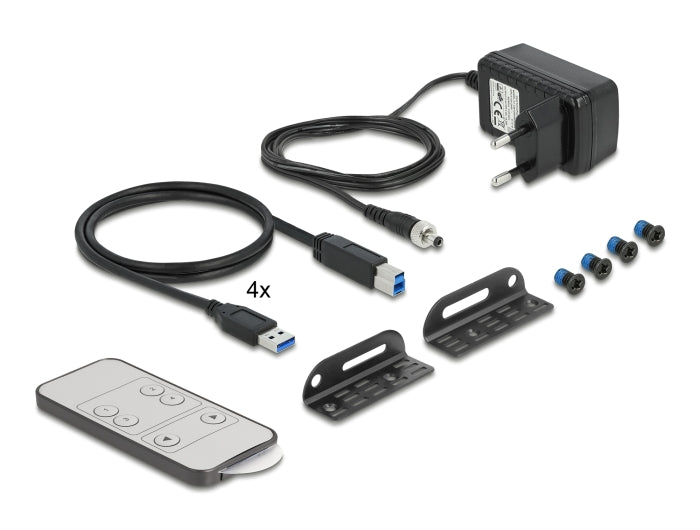 Delock DisplayPort 1.4 KVM Switch 8K 30 Hz mit USB 5 Gbps und Audio