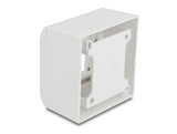 Delock Easy 45 Aufputzgehäuse 82 x 82 mm, weiß