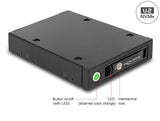 Delock 3.5″ Wechselrahmen für 1 x 2.5″ U.2 NVMe SSD oder SATA / SAS HDD / SSD