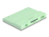 Delock Card Reader USB 5 Gbps USB Type-C™ / Typ-A für SD und Micro SD Speicherkarten mit praktischem Speicherkarten Etui - mint