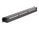 Delock 19″ Kupplungs-Patchpanel 24 Port Cat.6