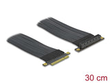 Delock Riser Karte PCI Express x8 zu x8 mit flexiblem Kabel 30 cm