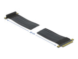 Delock Riser Karte PCI Express x8 zu x8 mit flexiblem Kabel 30 cm