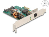 Delock PCI Express x1 Netzwerkkarte 2,5 Gigabit LAN 1 x M12 mit PoE+ RTL