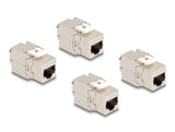 Delock Keystone Modul RJ45 Buchse Cat.6A STP 4 Stück
