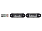 Delock Kabel USB 2.0 Pfostenbuchse 2,00 mm 10 Pin > 2 x USB 2.0 Typ-A Buchse zum Einbau 25 cm