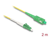 Delock Kabel Lichtwellenleiter LC-APC zu SC-APC Simplex Singlemode OS2 2 m