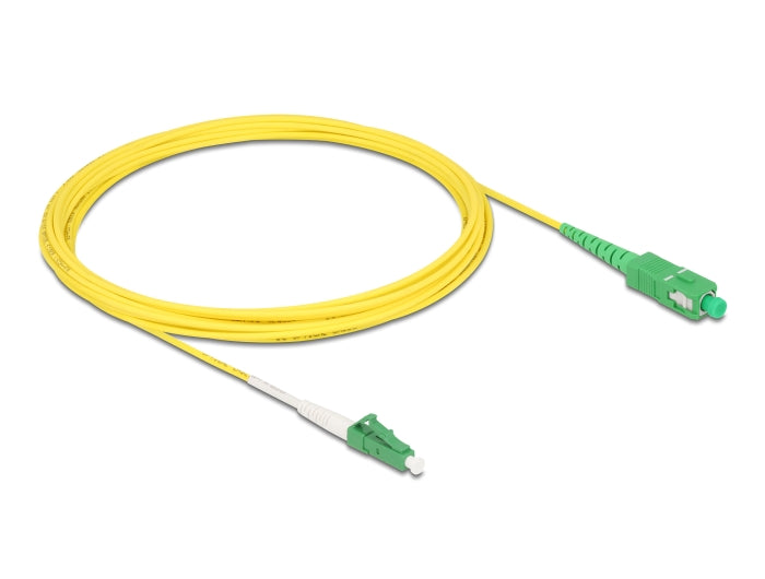 Delock Kabel Lichtwellenleiter LC-APC zu SC-APC Simplex Singlemode OS2 5 m
