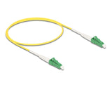 Delock Kabel Lichtwellenleiter LC-APC zu LC-APC Simplex Singlemode OS2 0,5 m
