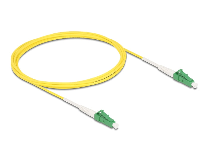 Delock Kabel Lichtwellenleiter LC-APC zu LC-APC Simplex Singlemode OS2 2 m