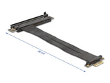 Delock Riser Karte PCI Express 3.0 x1 Stecker zu x16 Slot mit Kabel 30 cm