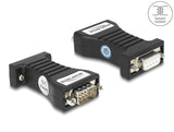 Delock Isolator RS-232 D-Sub 9 Buchse zu RS-232 D-Sub 9 Stecker RXD, TXD, DTR, RTS, GND galvanische Trennung 2,5 kV