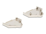 Delock Sub-D Steckergehäuse 44 Pin aus Metall inklusive Steckerverbinder Stecker und Montagematerial