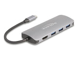 Delock 7 Port USB 10 Gbps Hub und 4K HDMI Ausgang mit USB Type-C™ Anschluss und PD 3.0 90 Watt