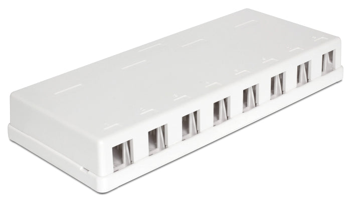Delock Keystone Leergehäuse 8 Port