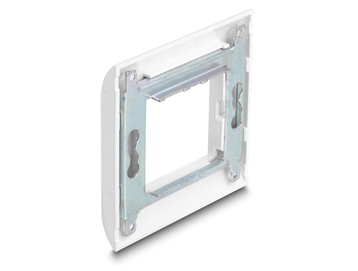 Delock Easy 45 Modulträger mit Abdeckrahmen 80 x 80 mm weiß