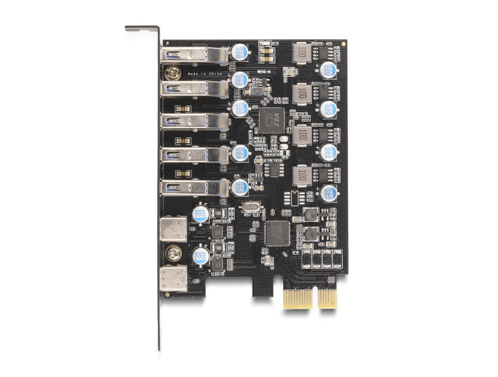 Delock USB 5 Gbps PCI Express x1 Karte zu 5 x extern Typ-A + 2 x extern USB Type-C™ Buchse