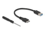 Delock Externes Gehäuse SuperSpeed USB für mSATA SSD