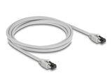 Delock RJ45 Netzwerkkabel Cat.8.1 S/FTP 2 m bis 40 Gbps grau