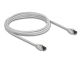 Delock RJ45 Netzwerkkabel Cat.8.1 S/FTP 3 m bis 40 Gbps grau