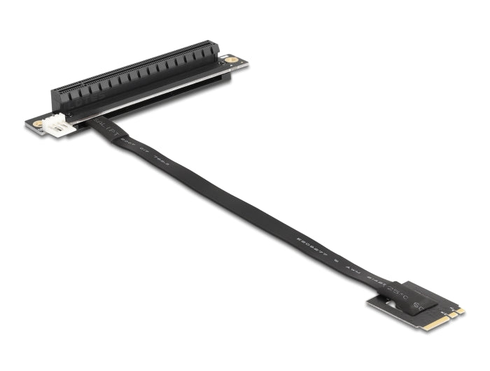 Delock M.2 Key A+E zu PCIe x16 NVMe Adapter gewinkelt mit 20 cm Kabel