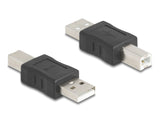 Delock USB 2.0 Adapter USB Typ-A Stecker zu USB Typ-B Stecker