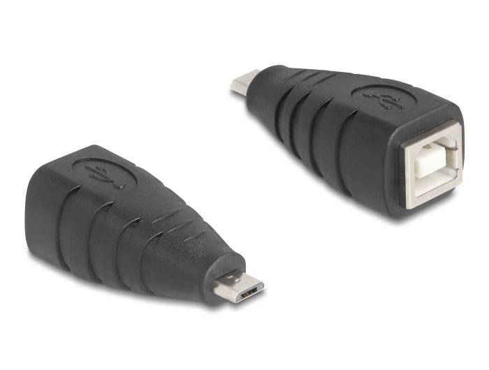 Delock USB 2.0 Adapter USB Typ Micro-B Stecker zu USB Typ-B Buchse