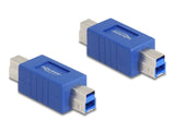Delock USB 5 Gbps Adapter Gender Changer Typ-B Stecker zu Stecker