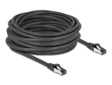 Delock RJ45 Netzwerkkabel Cat.8.1 S/FTP 10 m bis 40 Gbps schwarz