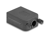 Delock Sub-D Steckergehäuse 9 Pin Seriell aus Kunststoff inklusive Terminalblock Steckerverbinder Buchse für RS-232/RS-485/CANBUS